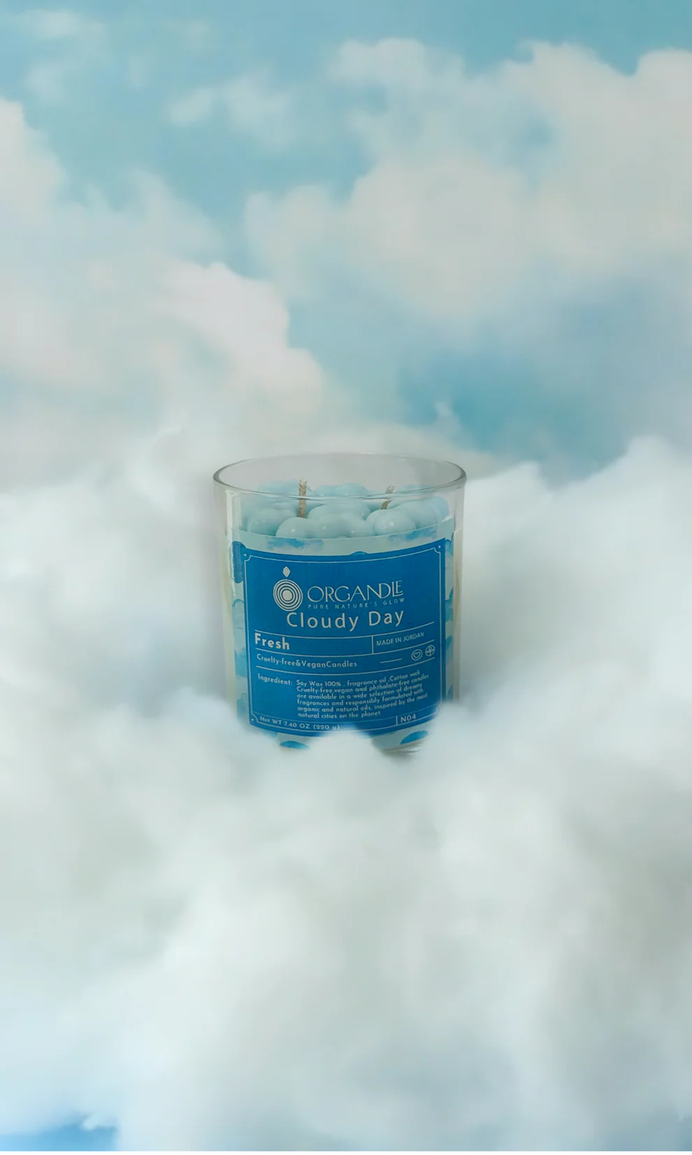 Cloudy Day Candle - Image 3